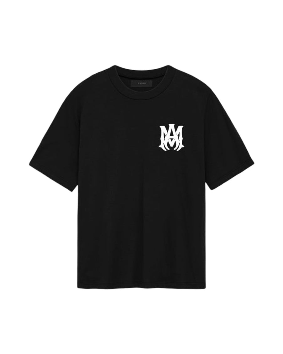 Amiri MA Core Logo Tee in black cotton