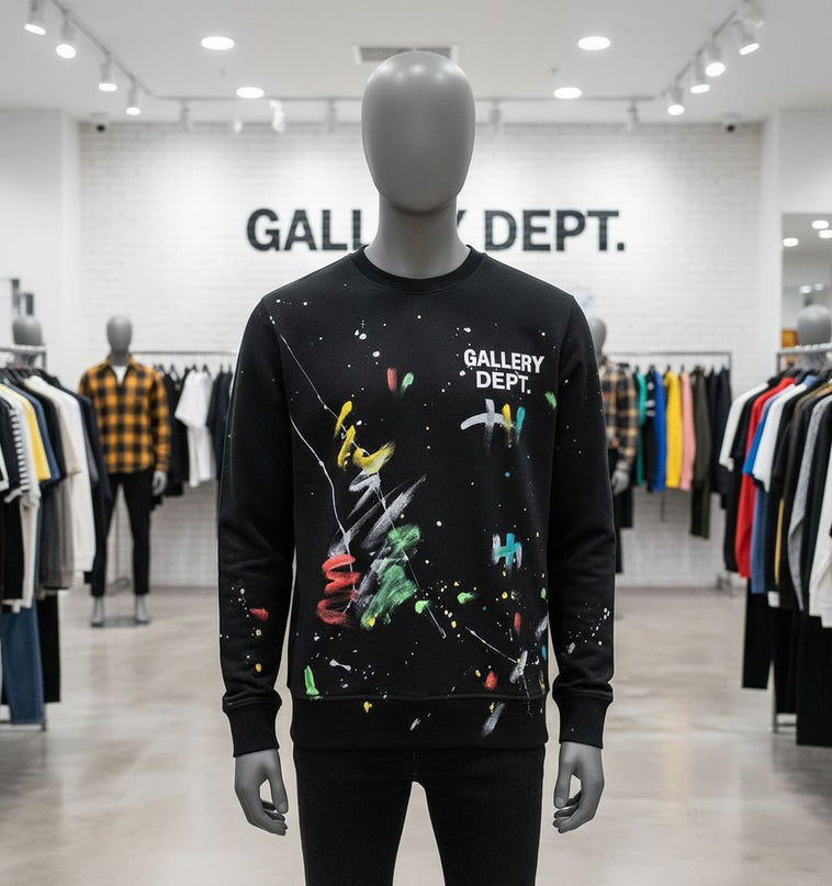 Gallery Dept Paint Splatter Hoodie