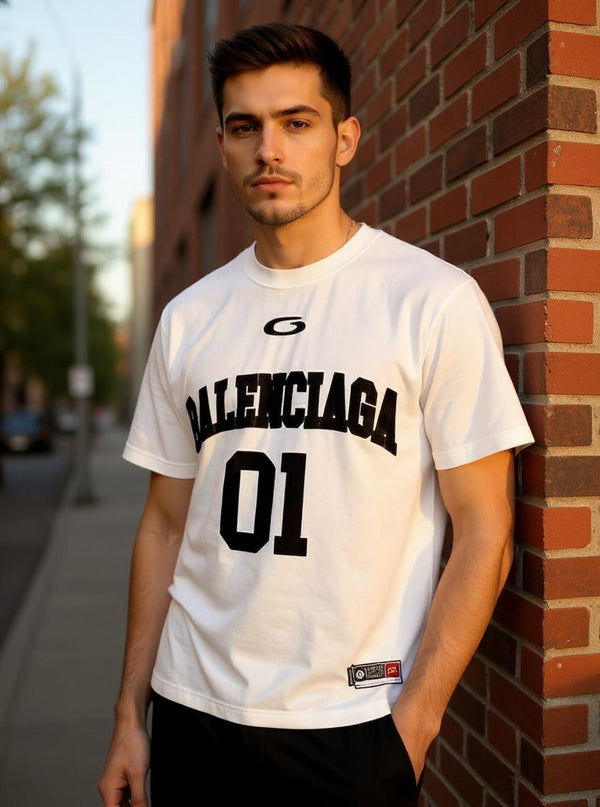 Men's Basketball Series - Oversized T-shirt in Black