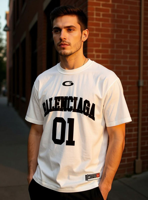 Men's Basketball Series - Oversized T-shirt in Black